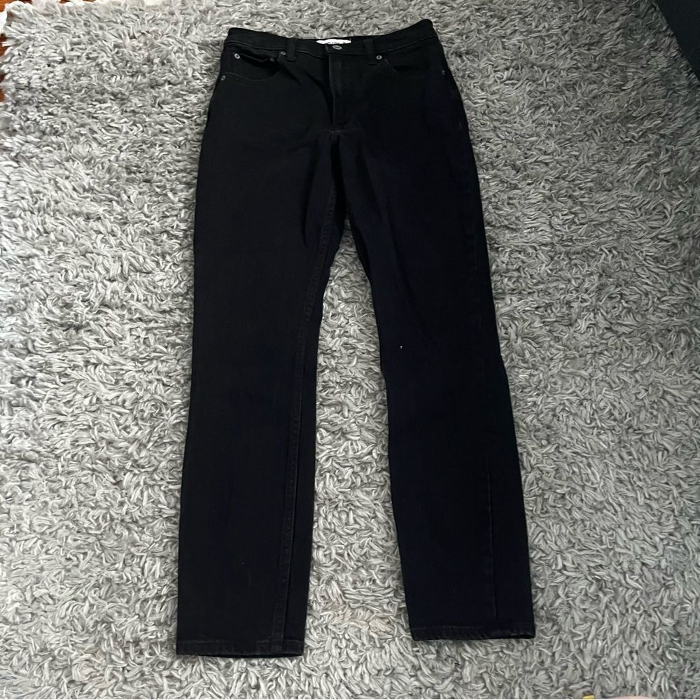 Abercrombie & Fitch Black the skinny high rise jeans size 26 2r